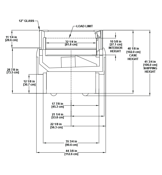 toyogonページ ONIZGGA Narrow Dual Temp Island Display Case (Legacy) – Hillphoenix